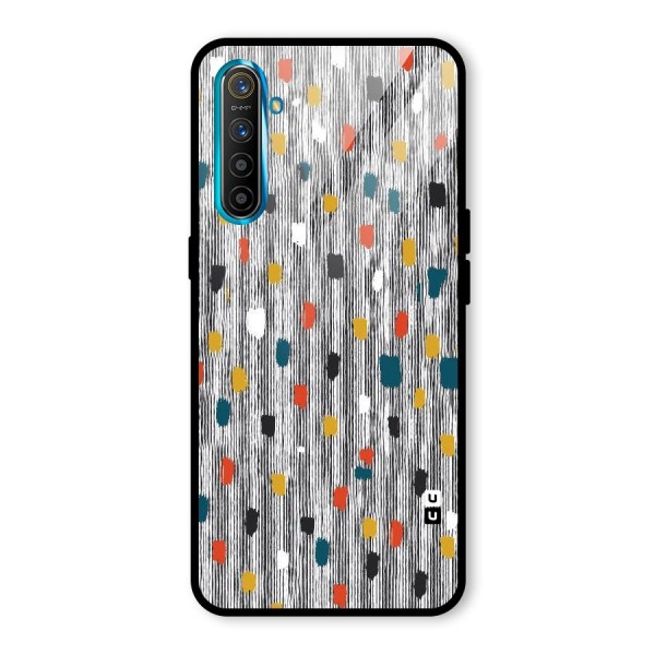 Single Paint Pattern Glass Back Case for Realme XT