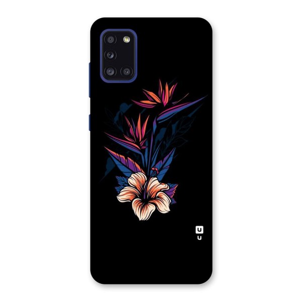 Single Painted Flower Back Case for Galaxy A31