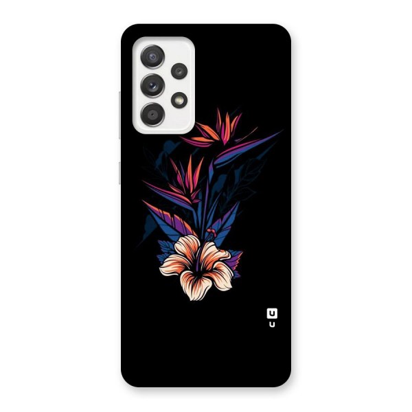 Single Painted Flower Back Case for Galaxy A52