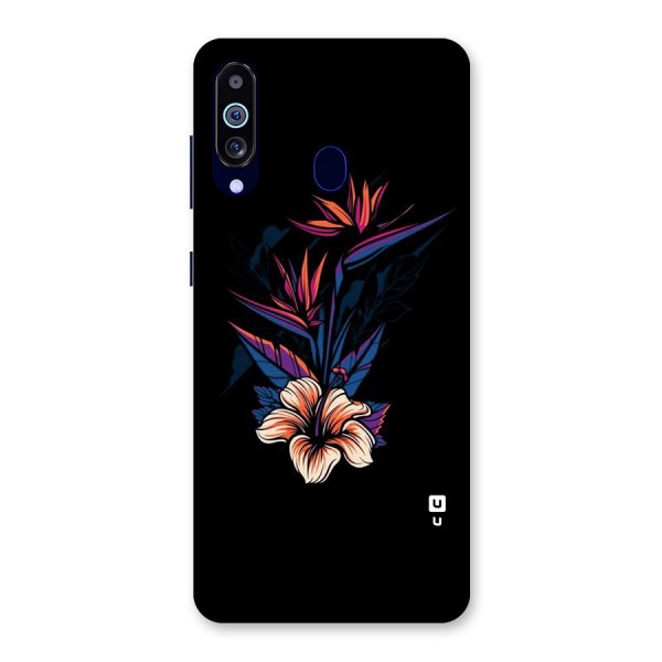 Single Painted Flower Back Case for Galaxy A60