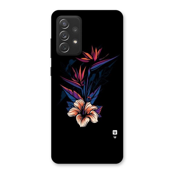 Single Painted Flower Back Case for Galaxy A72