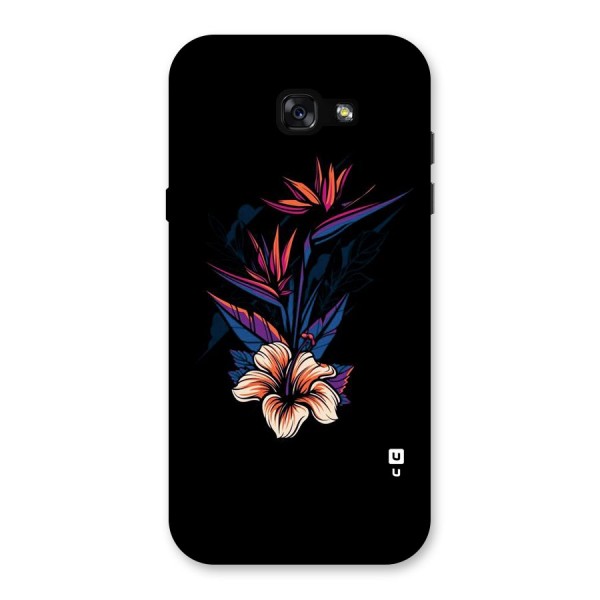 Single Painted Flower Back Case for Galaxy A7 (2017)