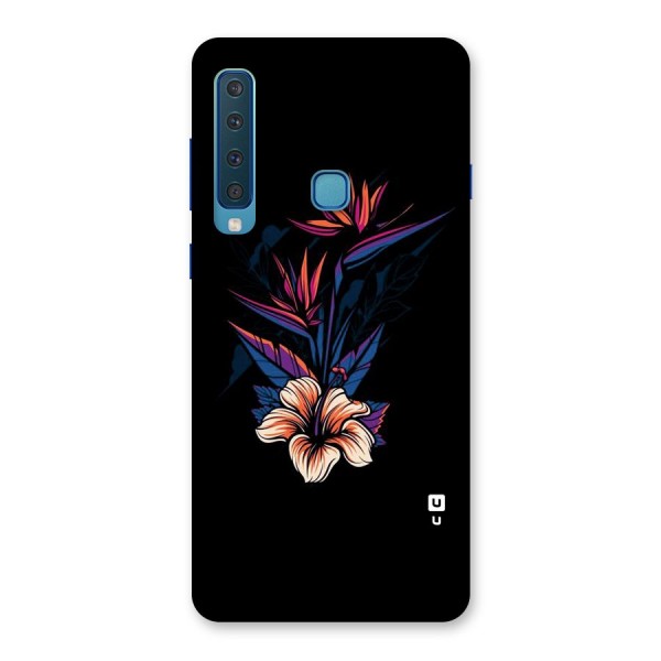 Single Painted Flower Back Case for Galaxy A9 (2018)