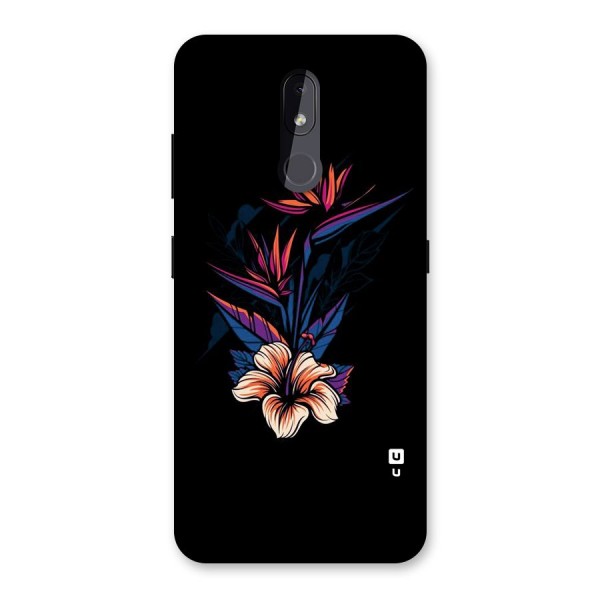 Single Painted Flower Back Case for Nokia 3.2