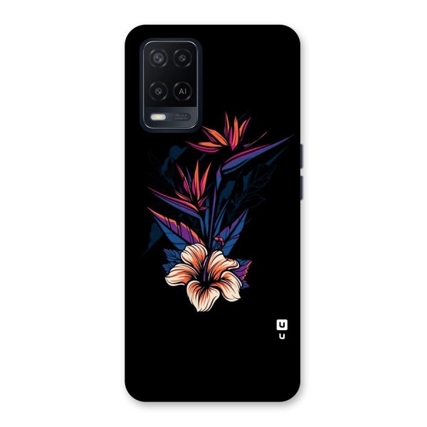 Single Painted Flower Back Case for Oppo A54