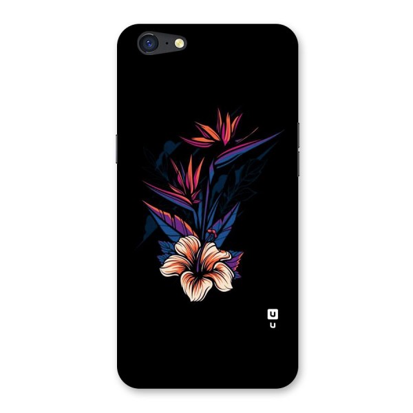 Single Painted Flower Back Case for Oppo A71