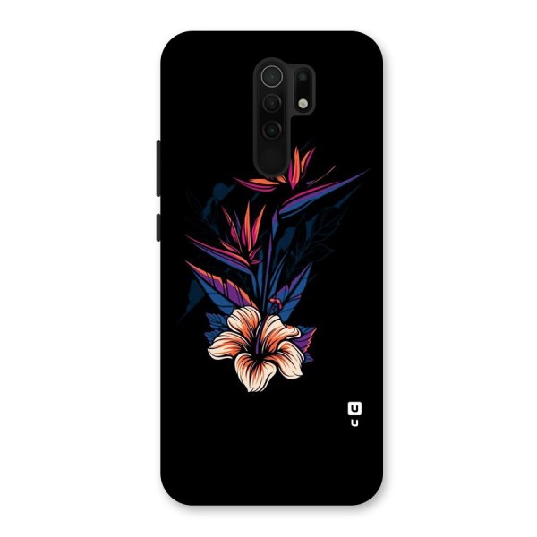 Single Painted Flower Back Case for Poco M2