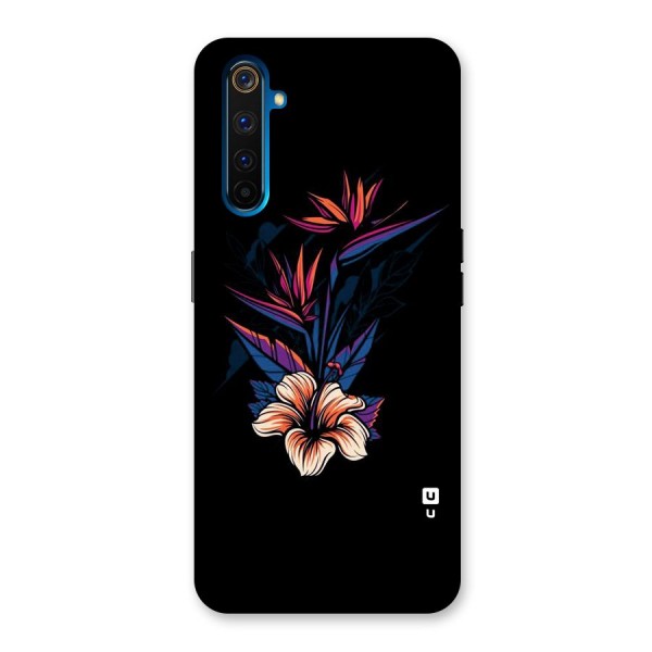 Single Painted Flower Back Case for Realme 6 Pro