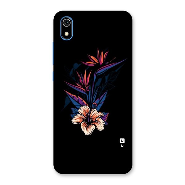 Single Painted Flower Back Case for Redmi 7A