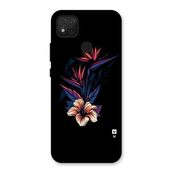 Single Painted Flower Back Case for Redmi 9C