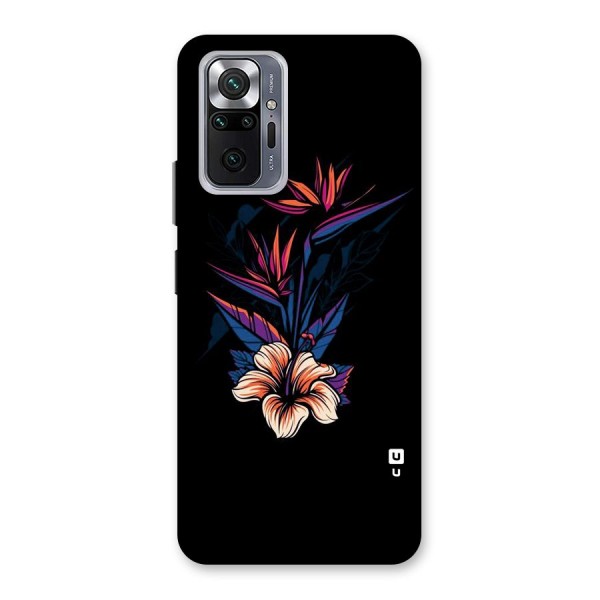 Single Painted Flower Back Case for Redmi Note 10 Pro