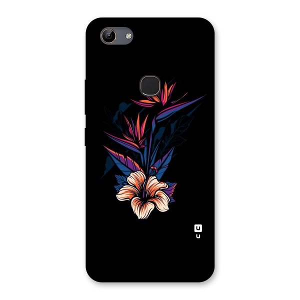 Single Painted Flower Back Case for Vivo Y81