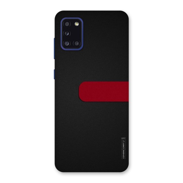 Single Red Stripe Back Case for Galaxy A31