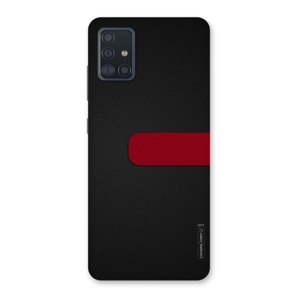 Single Red Stripe Back Case for Galaxy A51