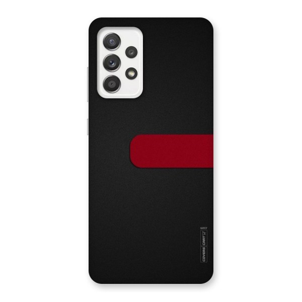 Single Red Stripe Back Case for Galaxy A52