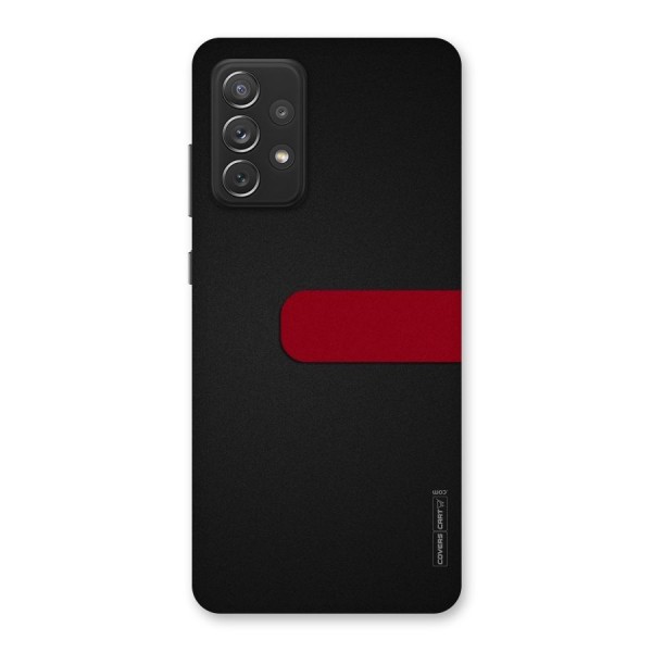 Single Red Stripe Back Case for Galaxy A72