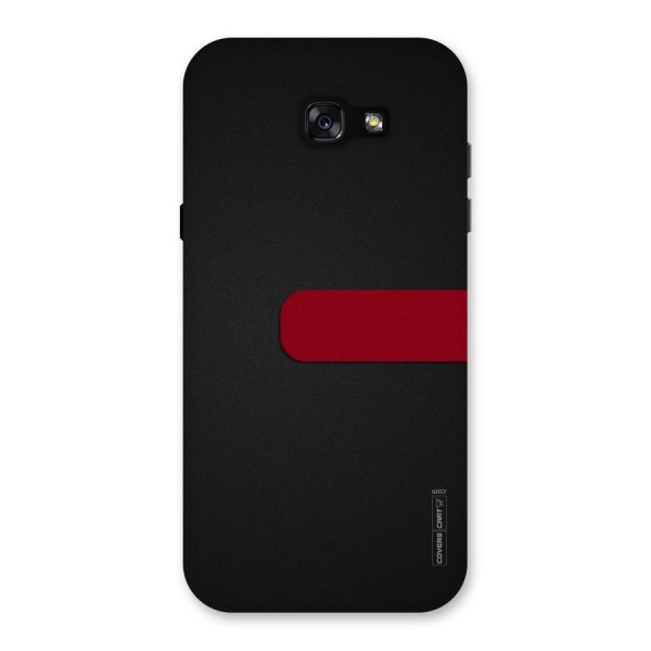 Single Red Stripe Back Case for Galaxy A7 (2017)