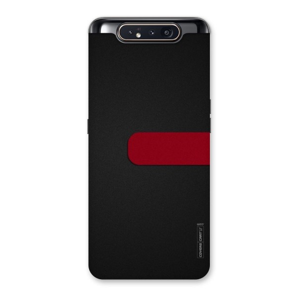 Single Red Stripe Back Case for Galaxy A80