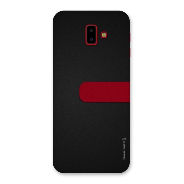 Single Red Stripe Back Case for Galaxy J6 Plus