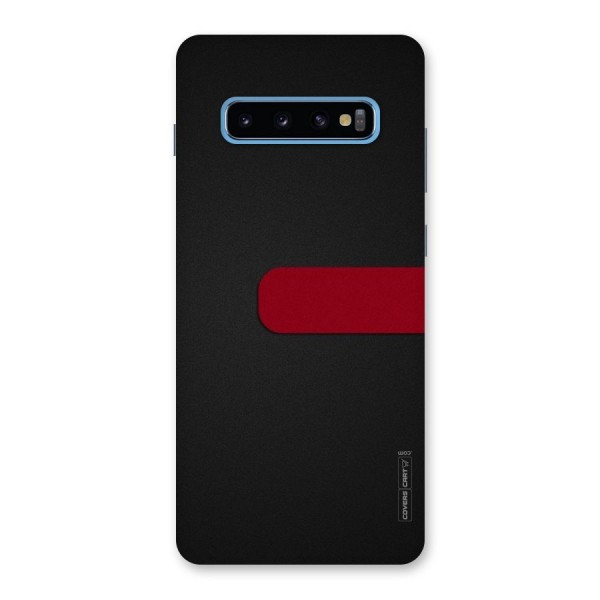 Single Red Stripe Back Case for Galaxy S10 Plus