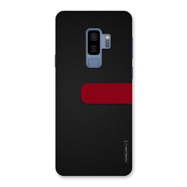 Single Red Stripe Back Case for Galaxy S9 Plus