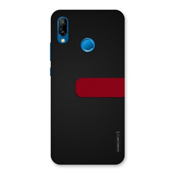 Single Red Stripe Back Case for Huawei P20 Lite