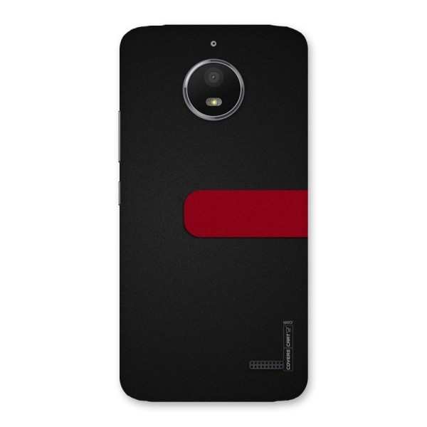 Single Red Stripe Back Case for Moto E4