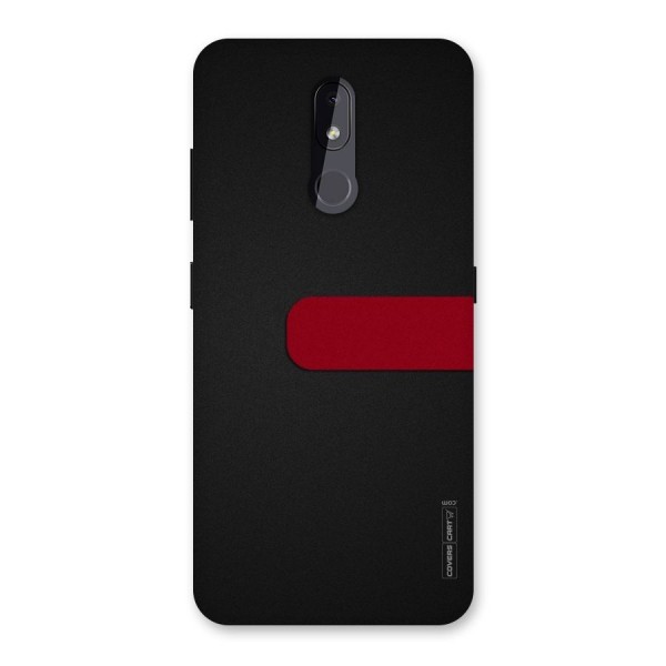 Single Red Stripe Back Case for Nokia 3.2