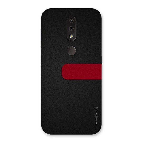 Single Red Stripe Back Case for Nokia 4.2