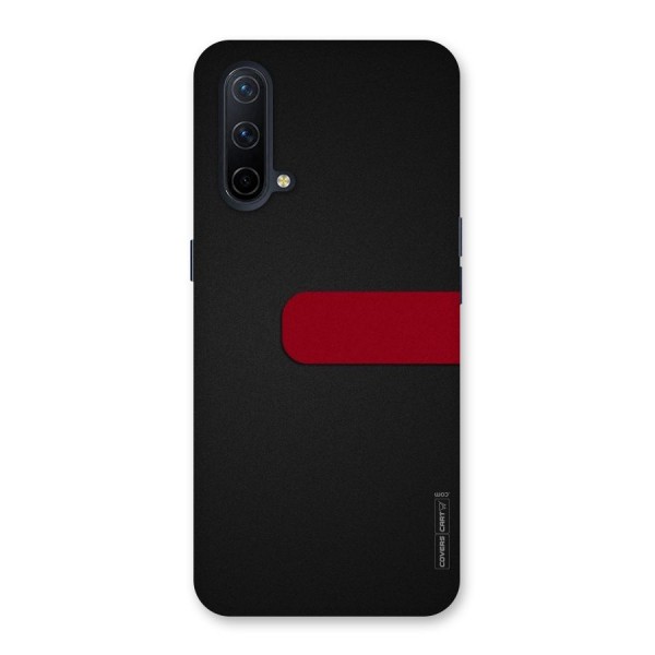 Single Red Stripe Back Case for OnePlus Nord CE 5G