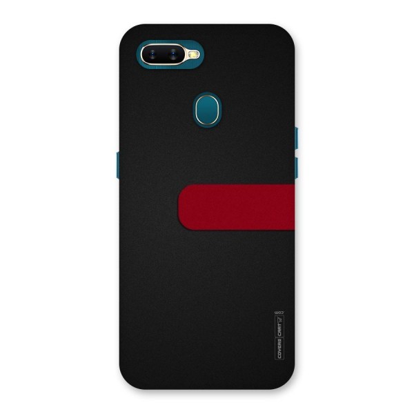 Single Red Stripe Back Case for Oppo A12