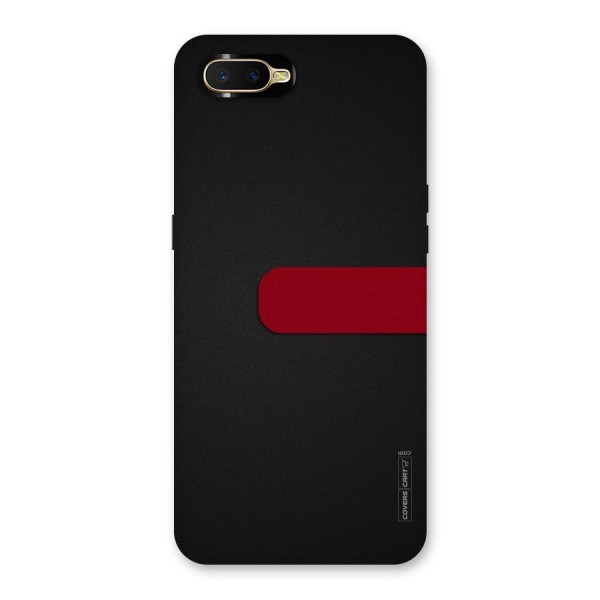 Single Red Stripe Back Case for Oppo K1