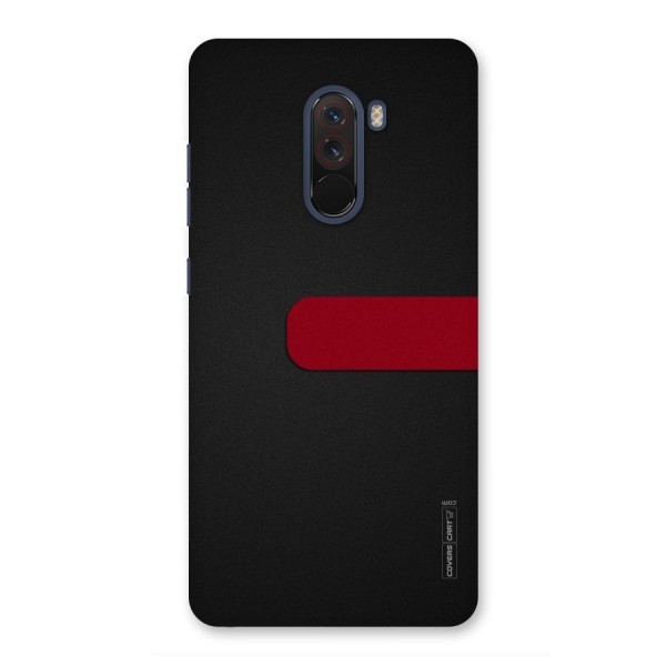 Single Red Stripe Back Case for Poco F1