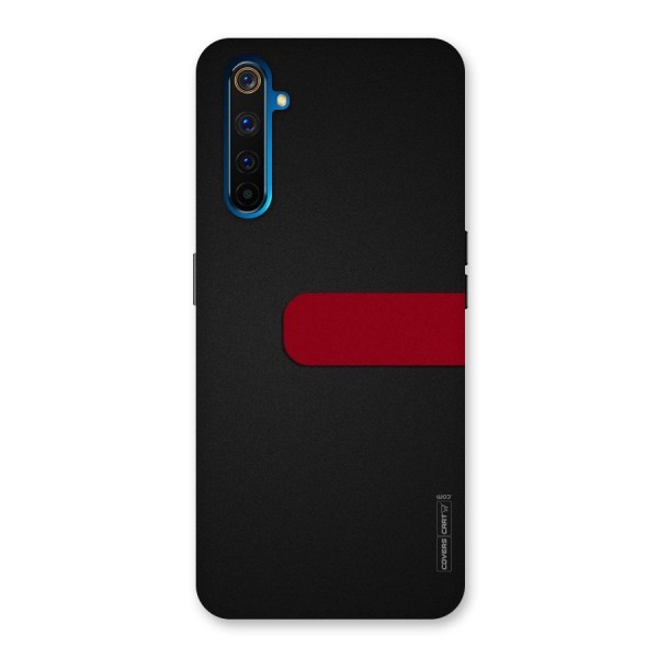 Single Red Stripe Back Case for Realme 6 Pro