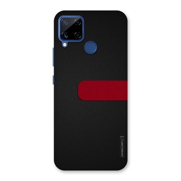 Single Red Stripe Back Case for Realme Narzo 30A