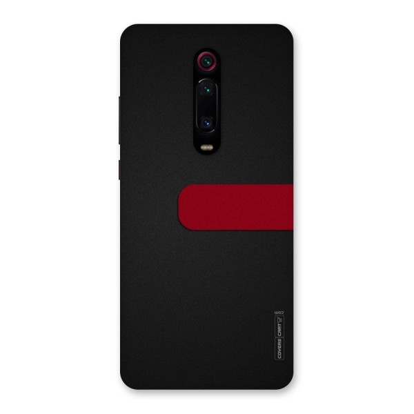 Single Red Stripe Back Case for Redmi K20 Pro