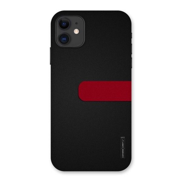 Single Red Stripe Back Case for iPhone 11