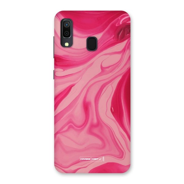 Sizzling Pink Marble Texture Back Case for Galaxy A20