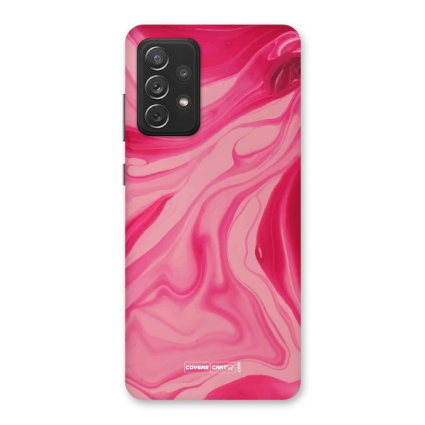 Sizzling Pink Marble Texture Back Case for Galaxy A72