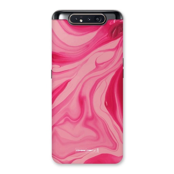 Sizzling Pink Marble Texture Back Case for Galaxy A80