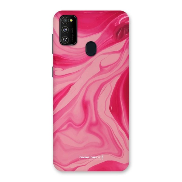 Sizzling Pink Marble Texture Back Case for Galaxy M21