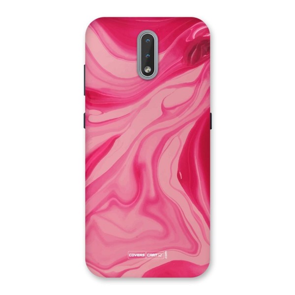 Sizzling Pink Marble Texture Back Case for Nokia 2.3