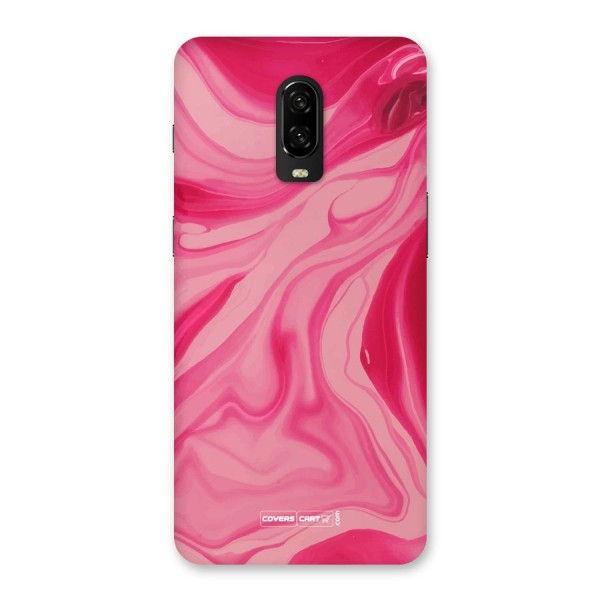 Sizzling Pink Marble Texture Back Case for OnePlus 6T