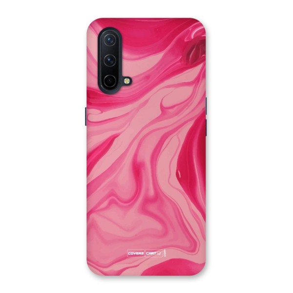 Sizzling Pink Marble Texture Back Case for OnePlus Nord CE 5G