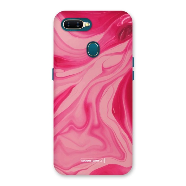 Sizzling Pink Marble Texture Back Case for Oppo A12