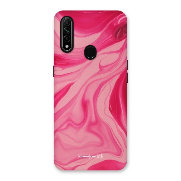 Sizzling Pink Marble Texture Back Case for Oppo A31