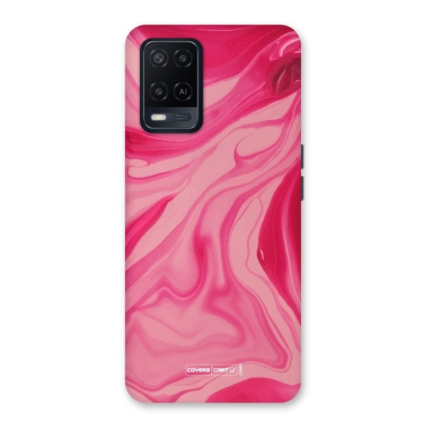 Sizzling Pink Marble Texture Back Case for Oppo A54