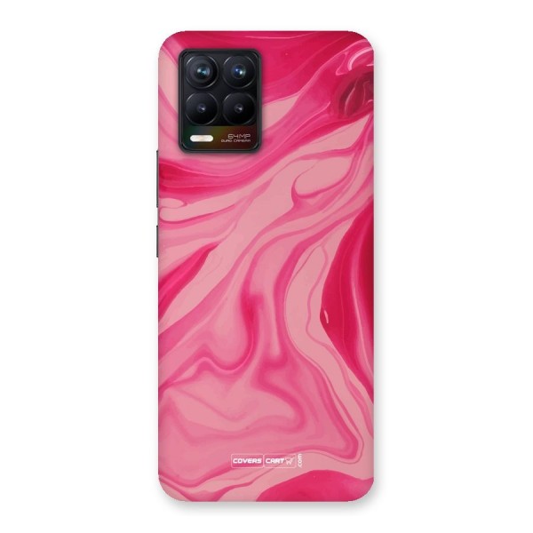 Sizzling Pink Marble Texture Back Case for Realme 8