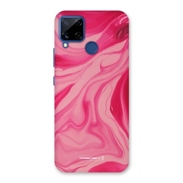 Sizzling Pink Marble Texture Back Case for Realme C12