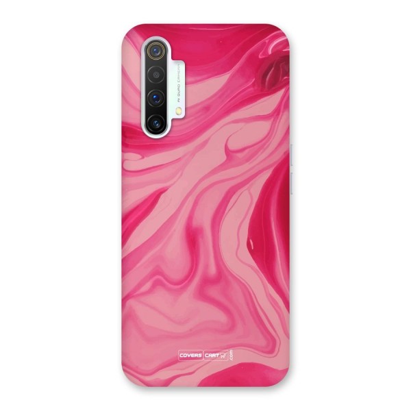 Sizzling Pink Marble Texture Back Case for Realme X3